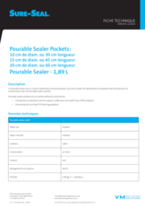 Pourable Sealer pockets - FT